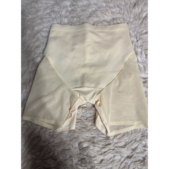 Shapermint Everyday Essentials Womens Mesh Shaper Shorts Ivory S - Picture 1 of 5